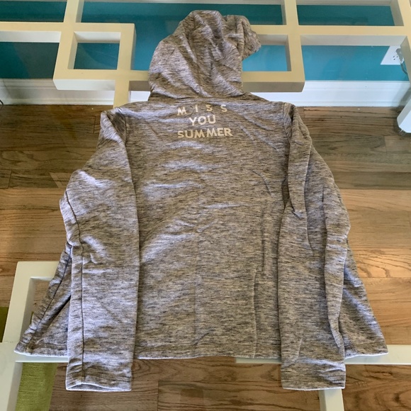 Miss You Summer Cropped Hoodie - Picture 3 of 4